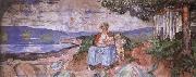 Edvard Munch Alma mater painting